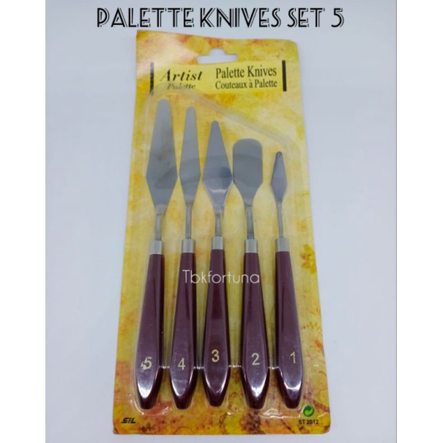 

Pallete Knives set 5 ST25