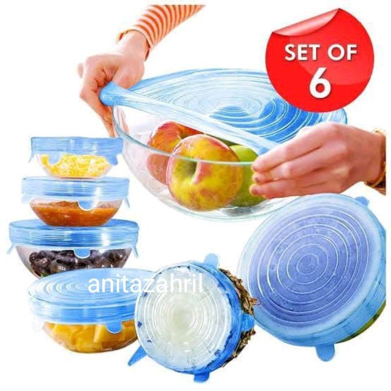 silikon penutup makanan