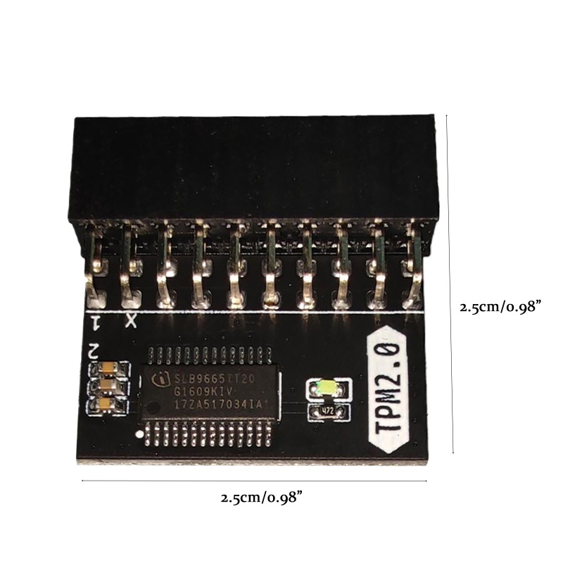 Btsg tpm 2.0 Modul Keamanan Enkripsi Remote Card Mendukung Versi 2.0 20pin 20-1