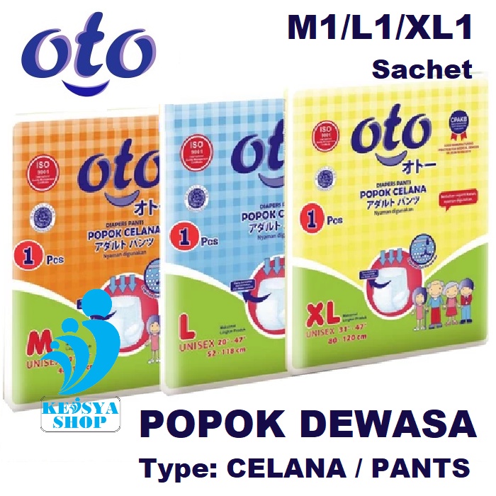 Oto Adult Pants Popok Dewasa M1 / L1 / XL1