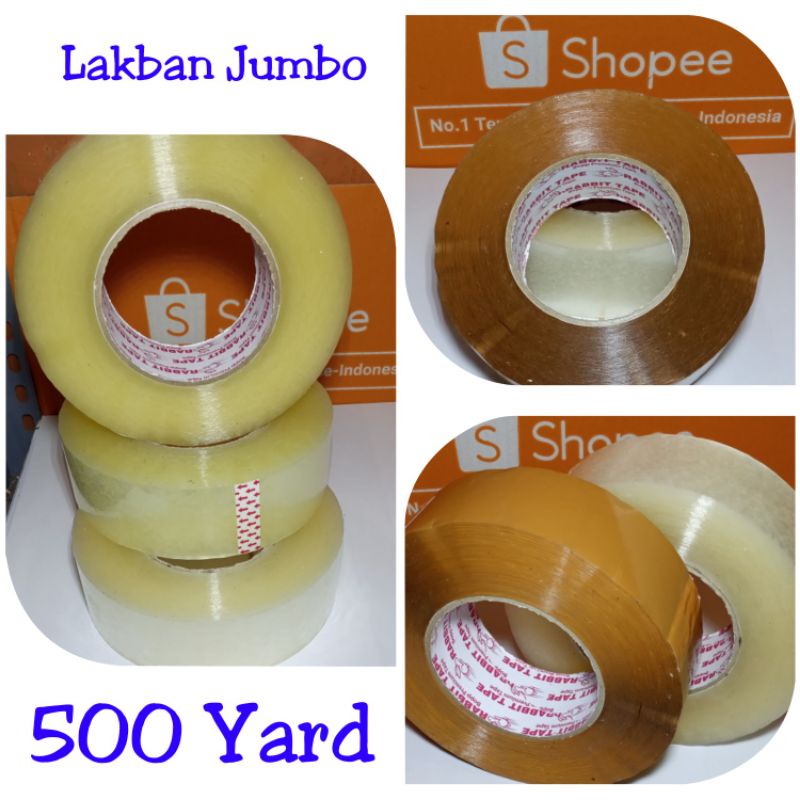 

Lakban Bening - Coklat / Lakban Jumbo 500 Yard 2 Inch x 45mm