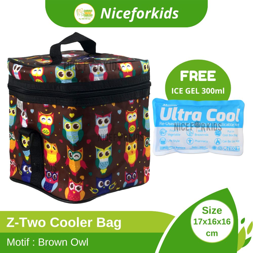 cooler bag Z-TWO Tas Pendingin ASI Free Ultra Cool Ice Gel Sachet / Cool Bag Penyimpan ASI