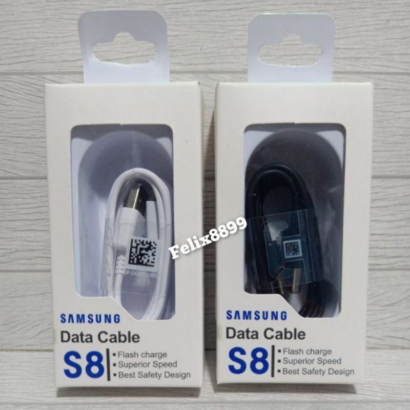 KABEL DATA SAMSUNG A8 A8+ A8 PLUS A8PLUS ORIGINAL 100% TYPE C FAST CHARGING