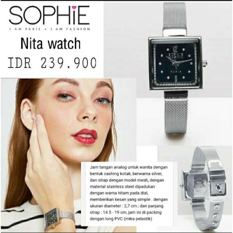 JAM TANGAN WANITA NITA PROMO MURAH  SOPHIE PARIS