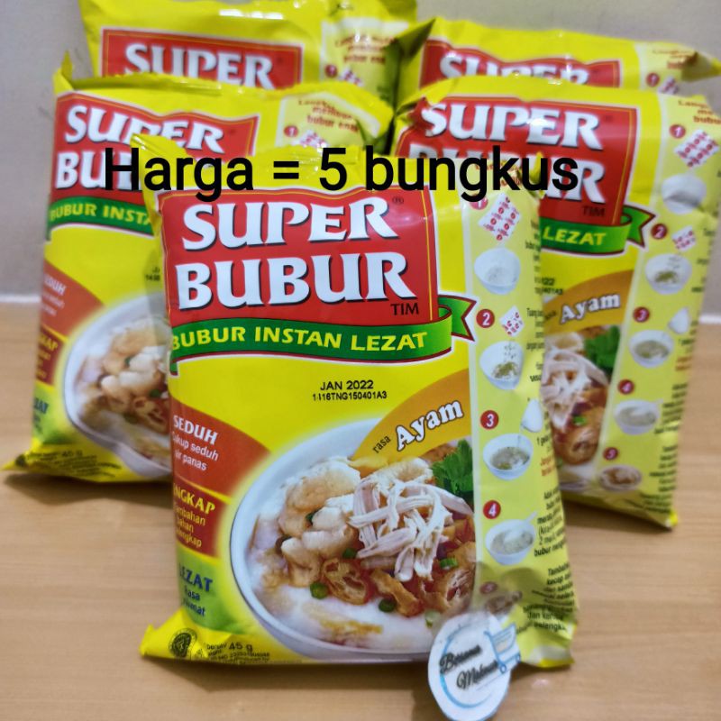 

Super Bubur (5 bks @ 45 gram)