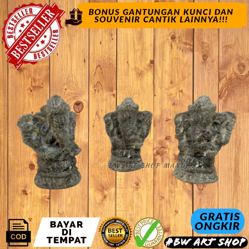 PATUNG GANESHA KRUCIL | PATUNG GANESHA MINI BATU | DEKORASI AQUARIUM | HIASAN AQUASCAPE