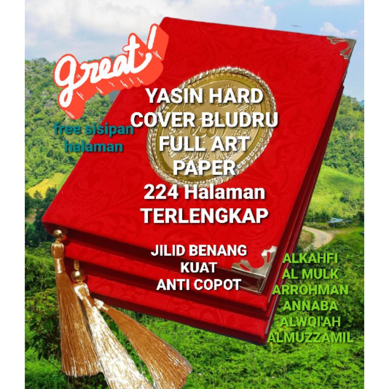 YASIN HARDCOVER BLUDRU ISI ART PAPER 224 HALAMAN