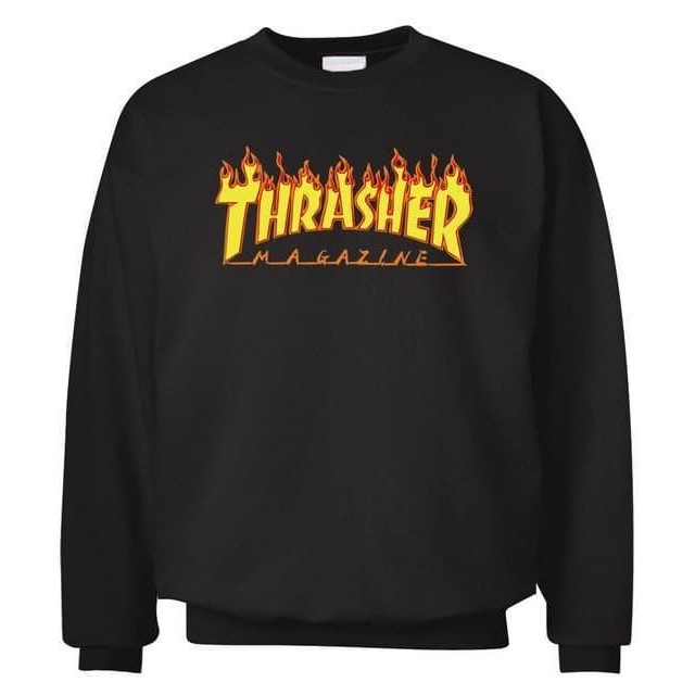 Sweater Crewneck Thrasher Magazine Size M-XXL Unisex Pakaian Pria&Wanite 1 [TERMURAH] Oblong YCL SWEATSHIRT HOODIE-1