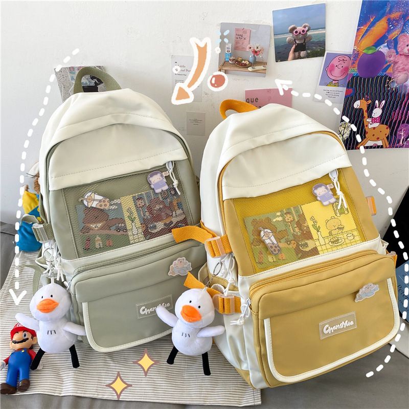 Tas Ransel Wanita Backpack Korea Import 32 + BONEKA