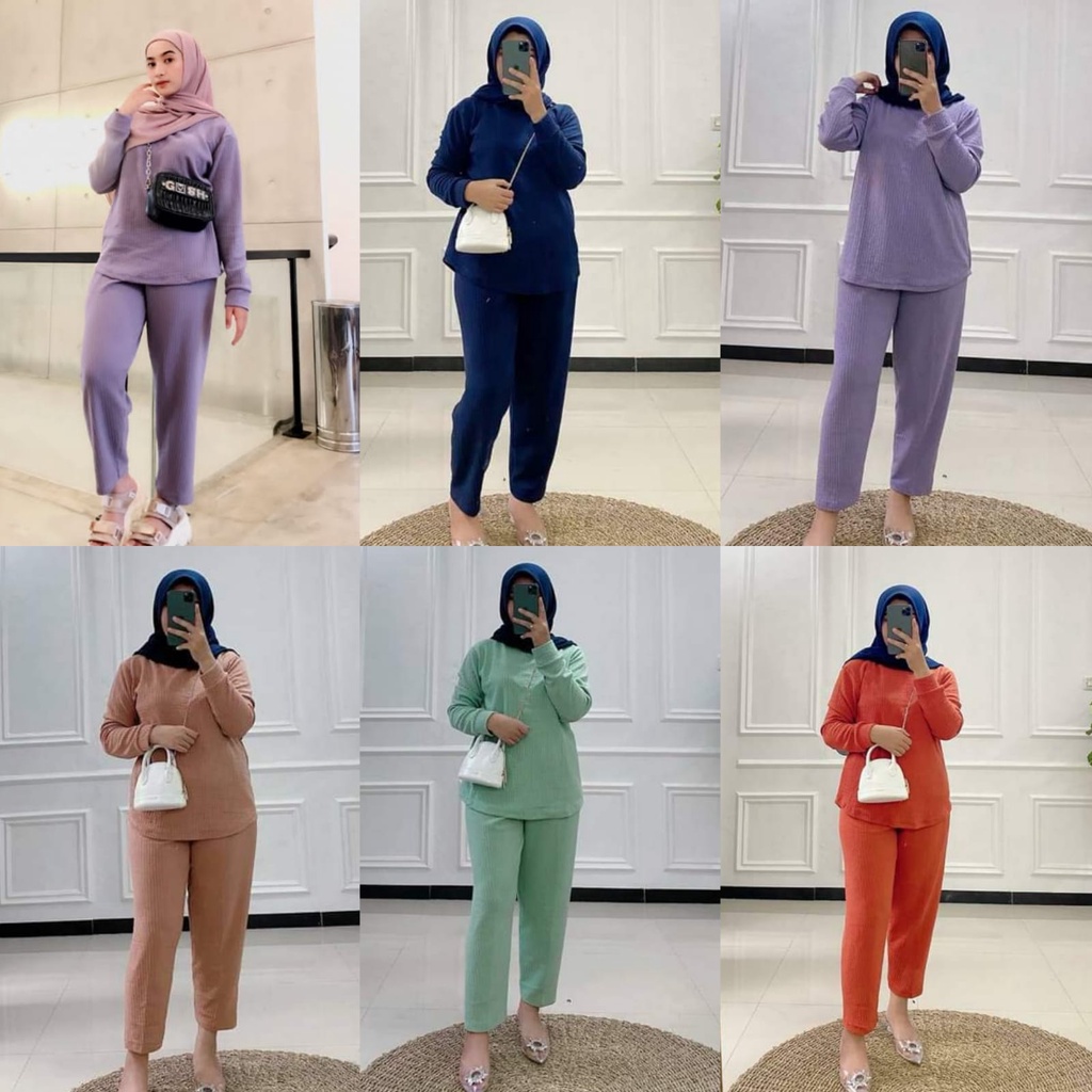 Setelan Phelicia One Set / One Set Phelicia M L XL