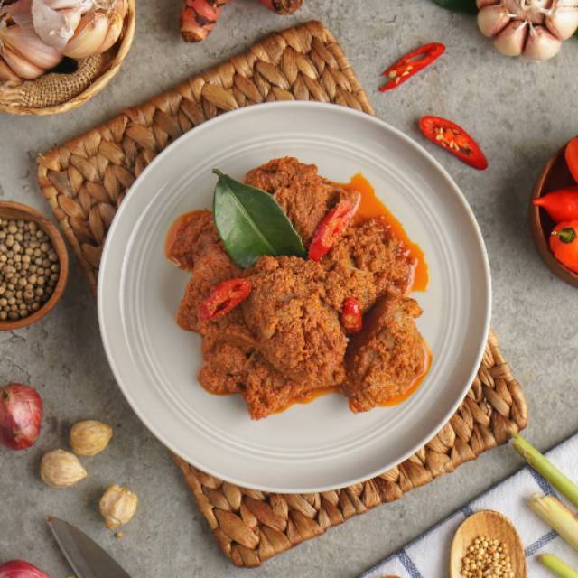 

Rendang sapi pedas 250gr