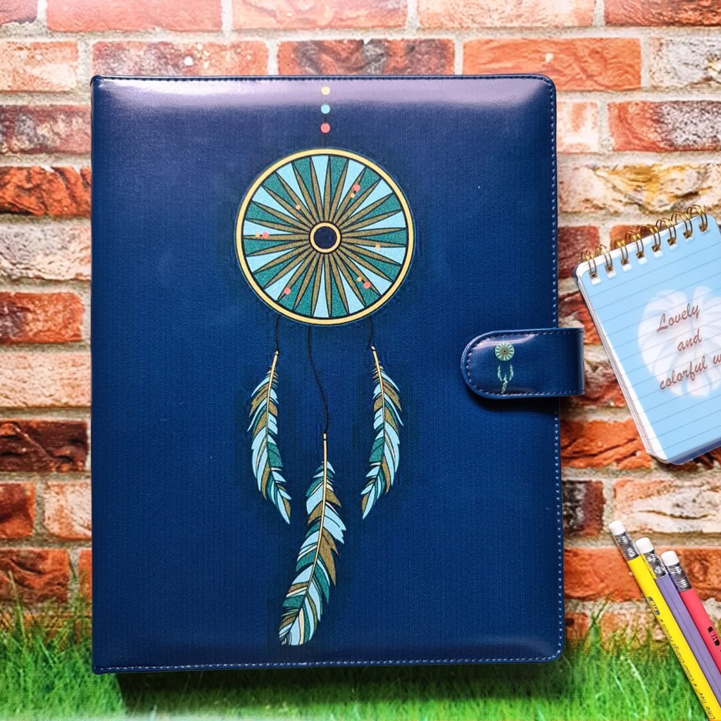 

BINDER PRINTING MOTIP DREAM CACTHER BLUE A5 DAN B5