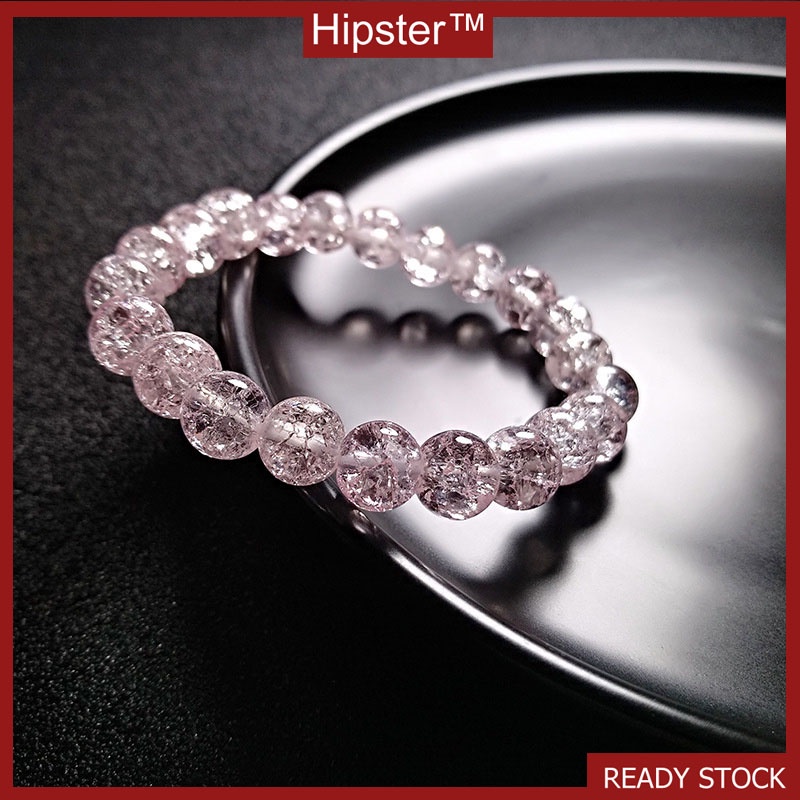 New Hot Fashion Natural Pink Crystal Bracelet