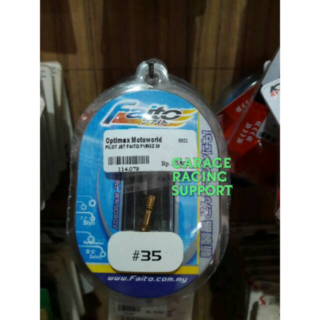 PILOT JET PJ KARBU FIZR RX KING RXZ FAITO UKURAN 35