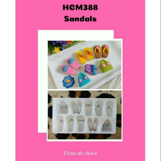Cetakan coklat Sandal Heels Tas Wanita | Fiina de choco