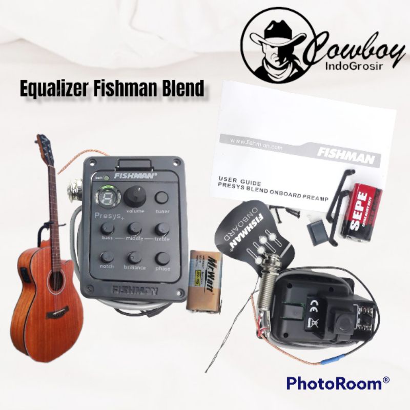 Equalizer Fishman Blend Original Gitar Pream Tuner  Fishman PresysBlend