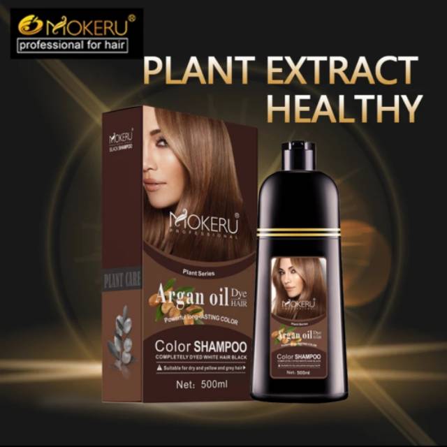 Mokeru Argan Oil Dye Hair Shampoo 500 ml