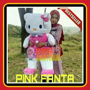 boneka hello kitty pink jumbo besar Terlaris