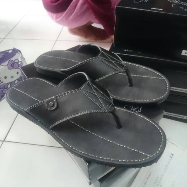 Sandal Pria Kulit Asli Rasheda Gr 26 Big Size