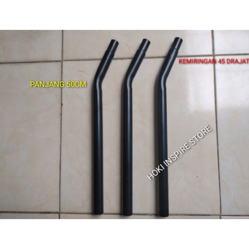 Terlaris Seatpost Bengkok Keminringan 45 Drajat Ukuran 25,4 Panjang 50cm qeGNM0C1JDebp