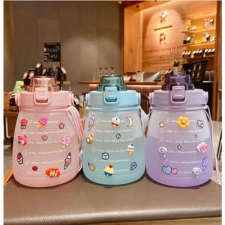 BOTOL MINUM MOTIVASI VIRAL GEMOY 1,3 LITER BPA FREE