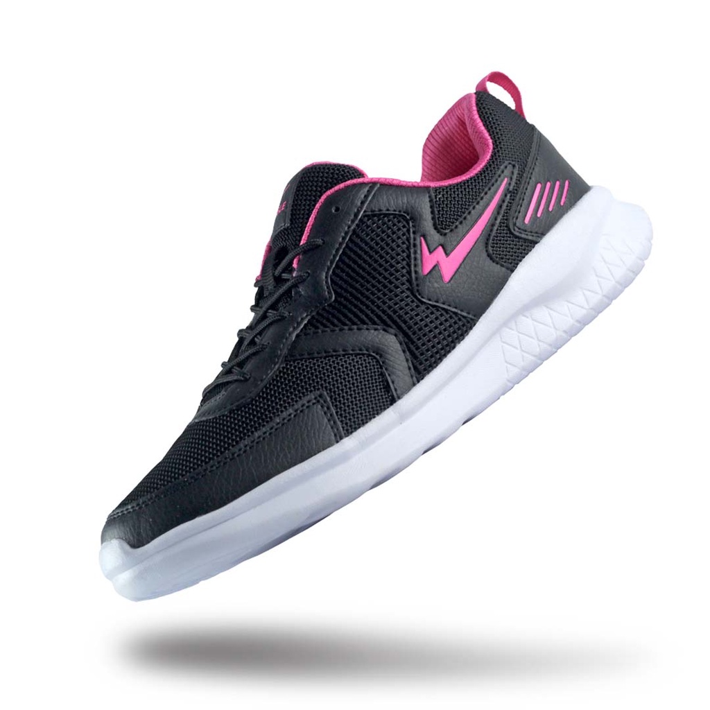 SALE Sepatu Eagle Nova Black Fusia Running Shoes Original Only Limited