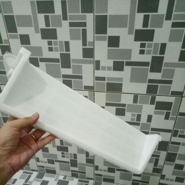 Rak Kamar Mandi Tempat Shampoo Handuk Odol Tanpa Paku/ Bor