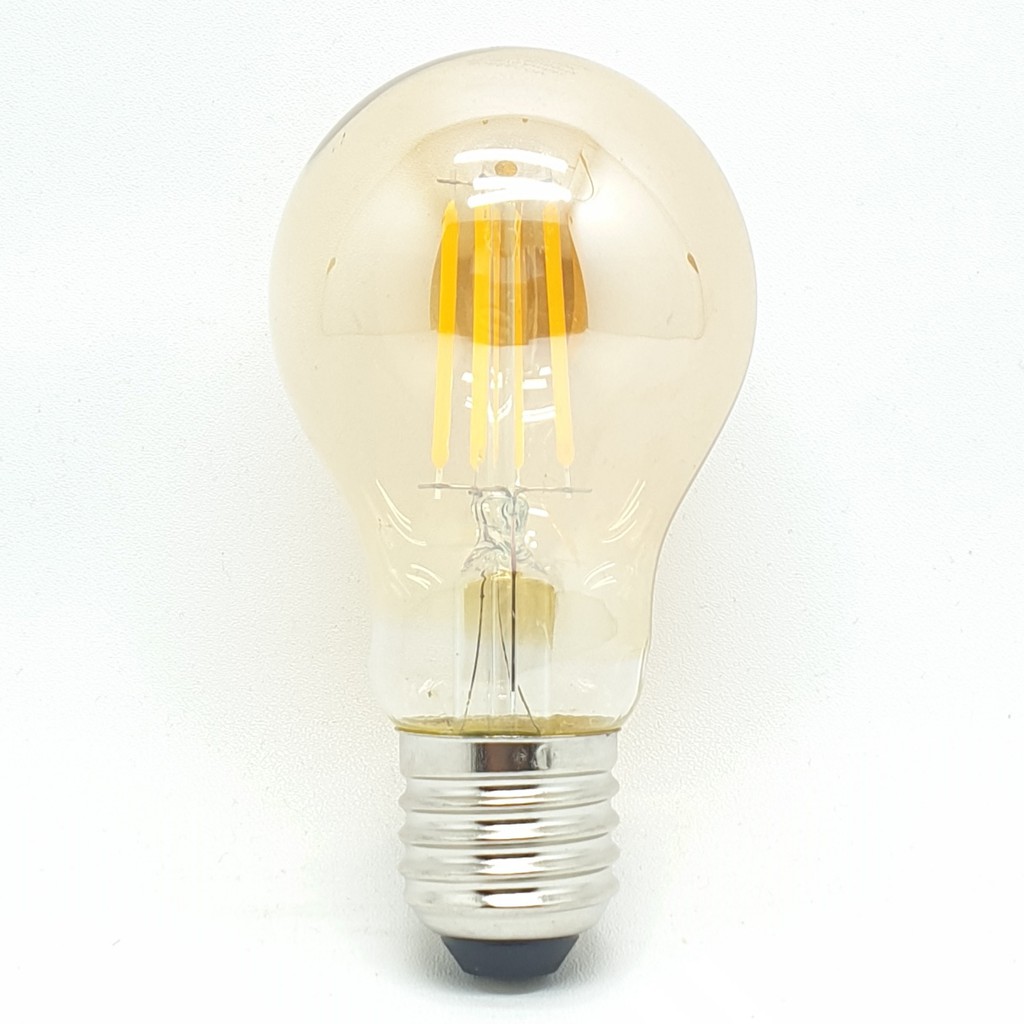 BSC BE-8879 4W E27 A60 2700K Kuning Amber Lampu Led Filamen Edison Cafe