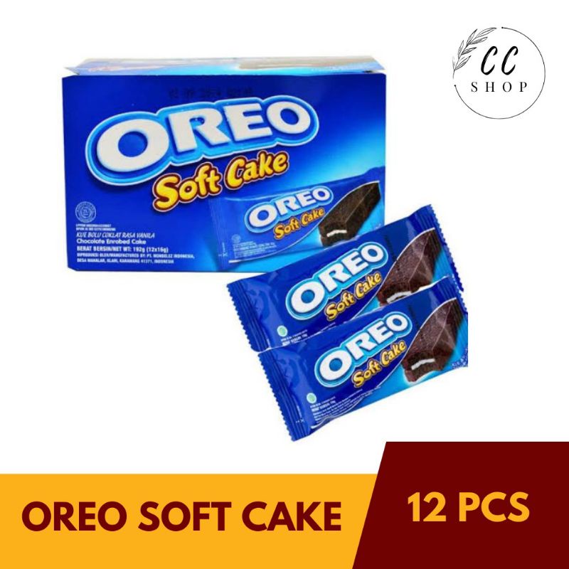 

Oreo soft cake Bolu 16g * 12