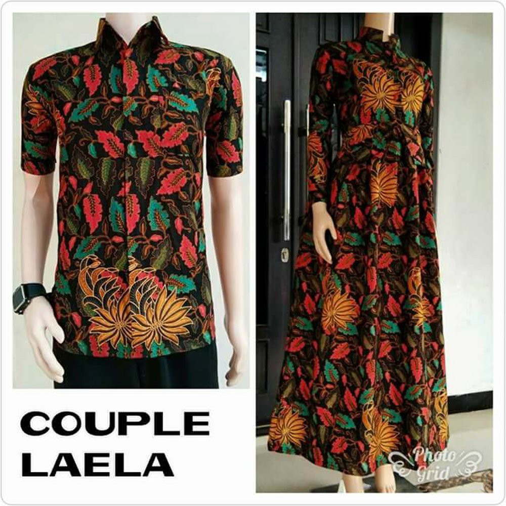 Unik COUPLE GAMIS BATIK SYARI MODERN Limited