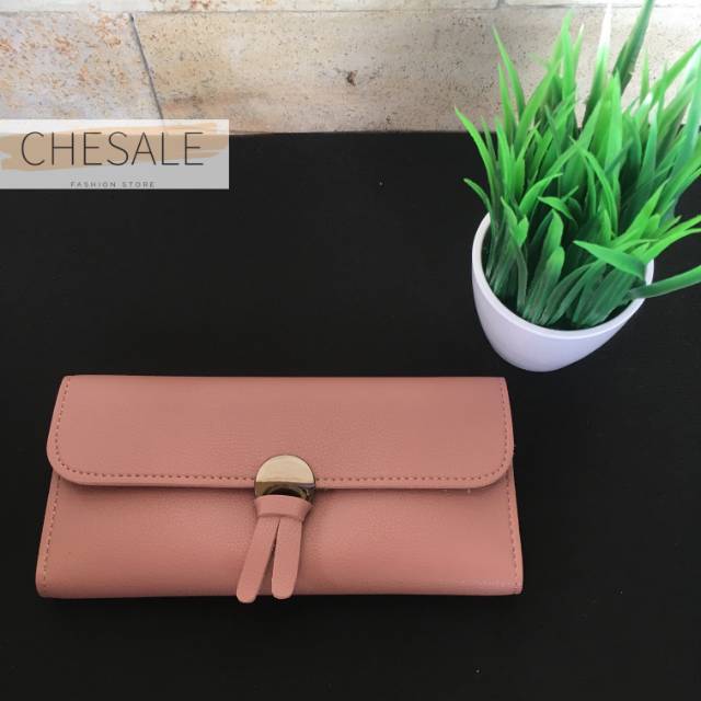 Chesale - Dompet wanita panjang dompet murah import dompet wanita bahan miniso
