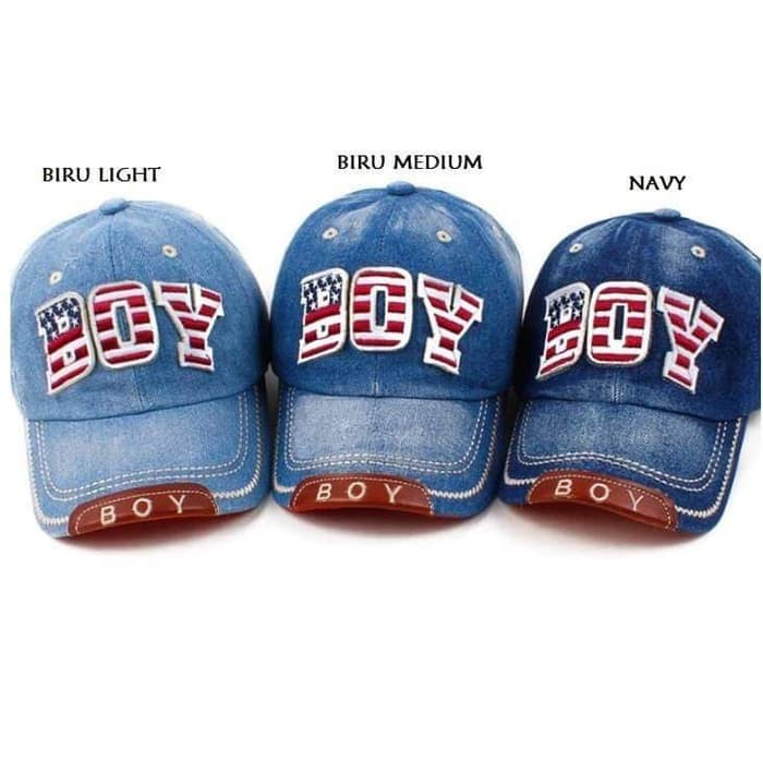 SALE ORIGINAL TOPI JEANS BOY- ANAK LAKI