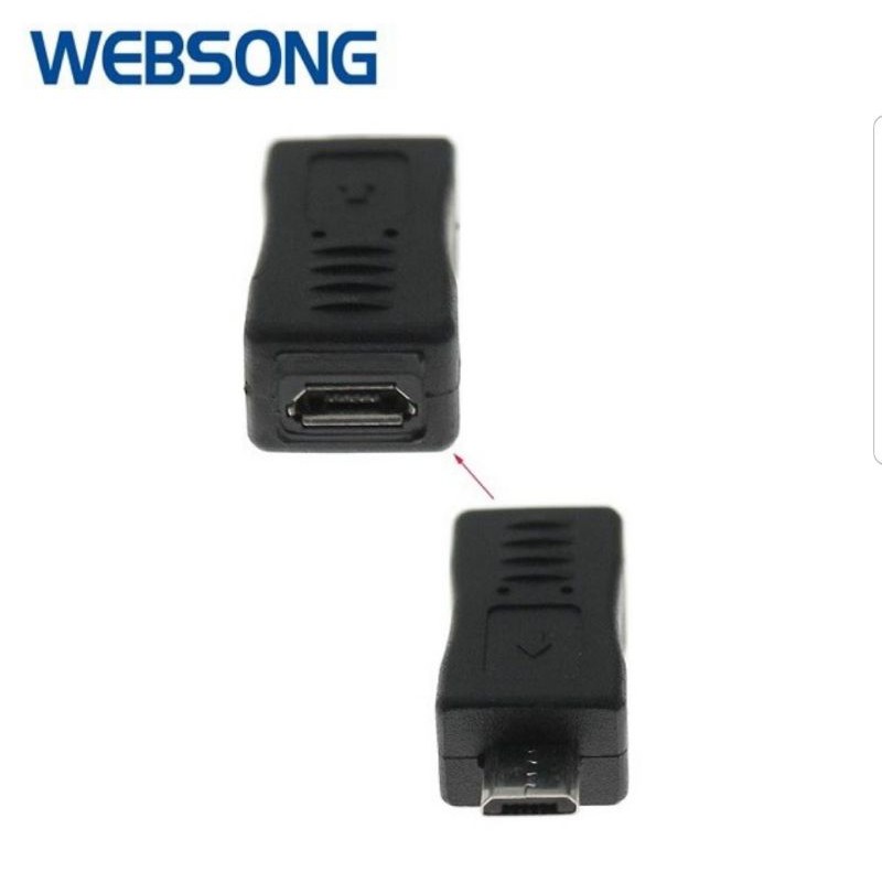 Connector USB Micro Male to Female websong