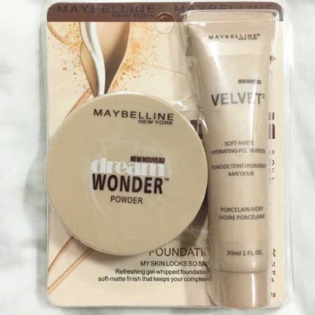 Maybelline New Dream Wonder Powder + Velvet Foundation velvet mika