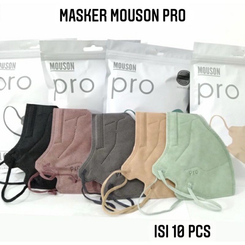 Masker Mouson KN95 Pro 5ply &amp; Mouson 5D 5ply Original