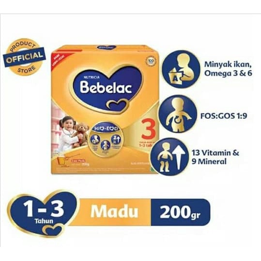 Bebelac 3 Madu 200gr