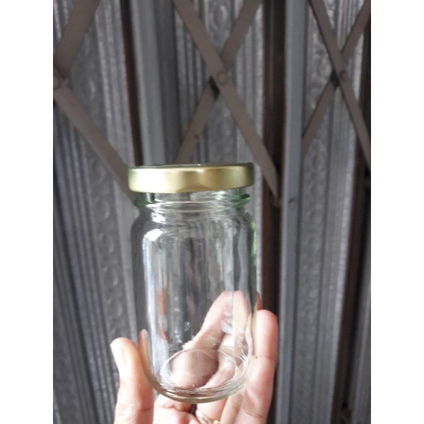 Botol Kaca silinder Bulat 120ml jar beling 120ml