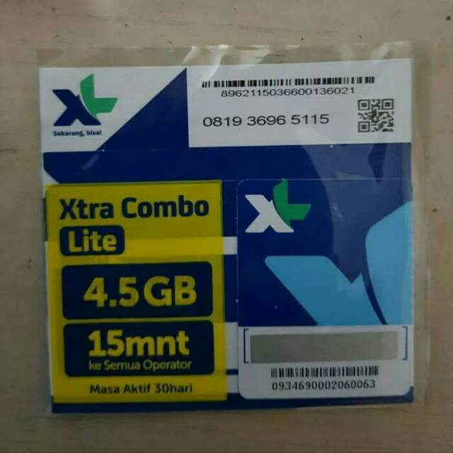 Kartu kuota xl combo
