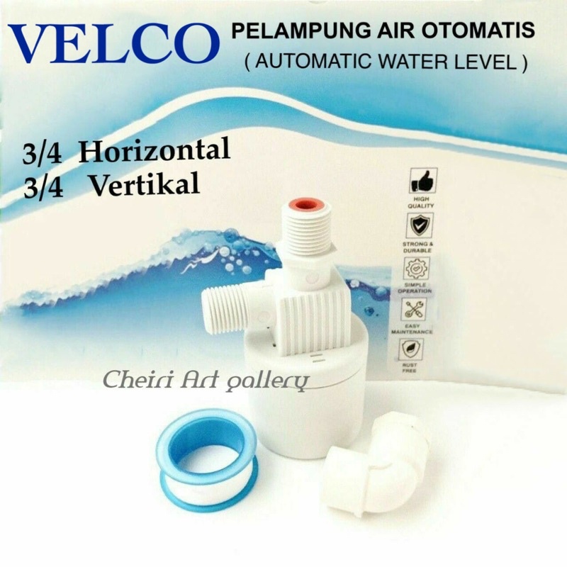 Pelampung Air otomatis Velco 3/4inch/ Automatic water level  Vertikal Horizontal /Pelampung serba gu