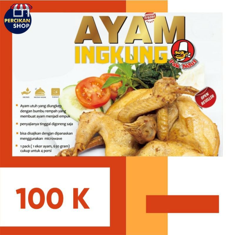 

AYAM INGKUNG BUMBU REMPAH KHAS PA NDUT KEMASAN FROZEN FOOD