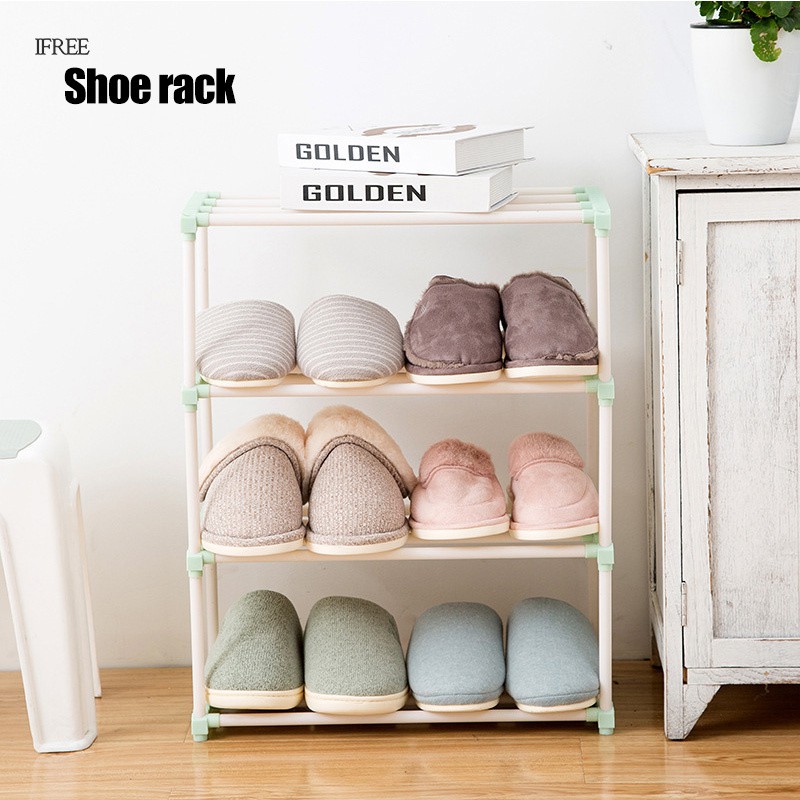 Shoe Organizers Rack Diy Assembled Multiple Layers Shoes Boots Shelf Stand Shopee Indonesia