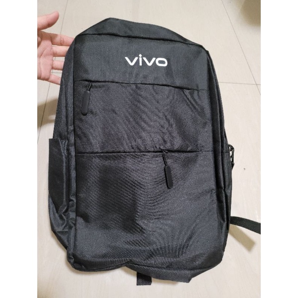 TAS RANSEL PUNGGUNV VIVO ASLI BACKPACK PRIA WANITA UKURAN 48X28X12 CM ADA SLOT USB 1 RETSLETING UTAMA DAN 2 RESTLETING DEPAN BISA UNT KERJA BAWA LAPTOP SEKOLAH KERJA DEWASA ANAK SD SMP SMU ORIGINAL BRAND