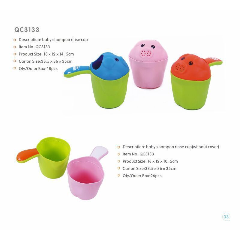 Kandila Baby Shampo Cup - Gayung Mandi Bayi + Lubang Air Shower