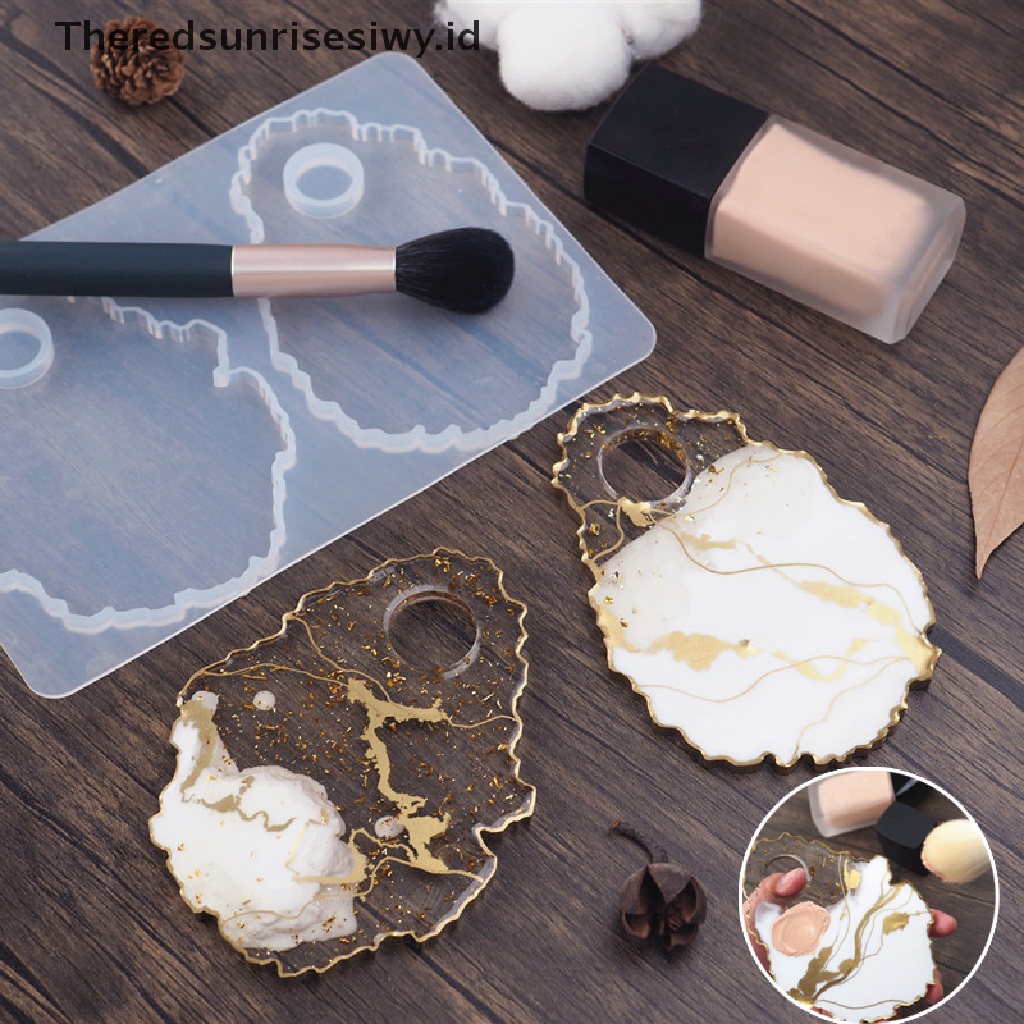 # Alat Rumah Tangga # Cetakan Resin Bahan Silikon Bentuk Asimetris Untuk Make Up
