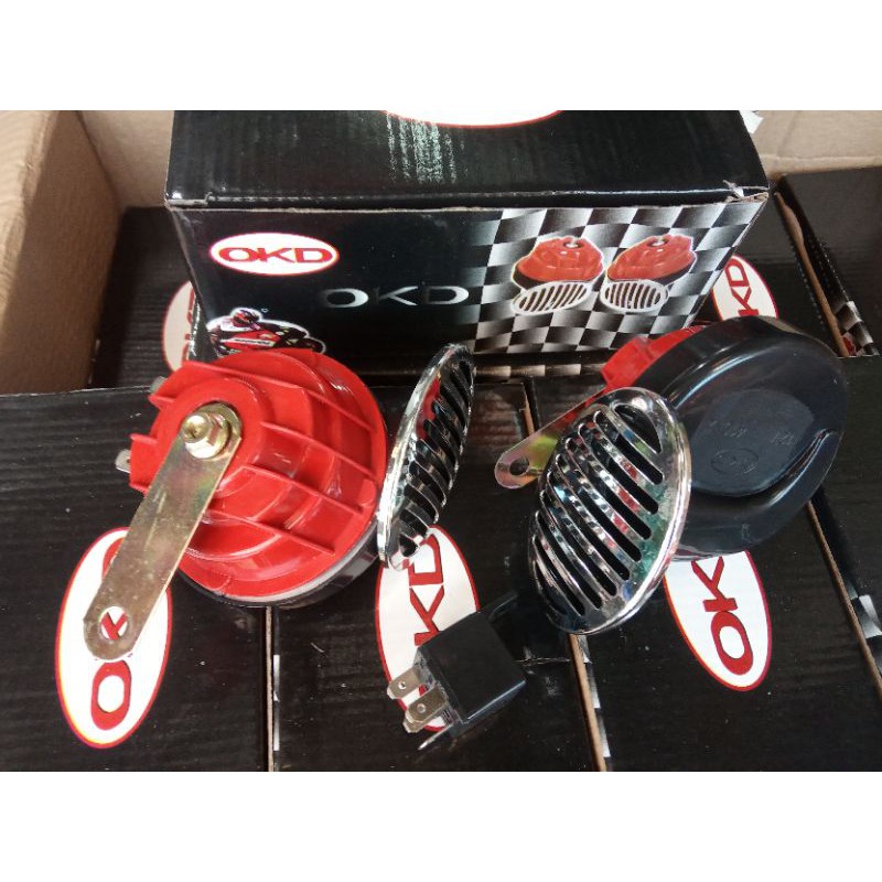 Tlakson keong doubel - tlakson motor keong doubel + relay tlakson