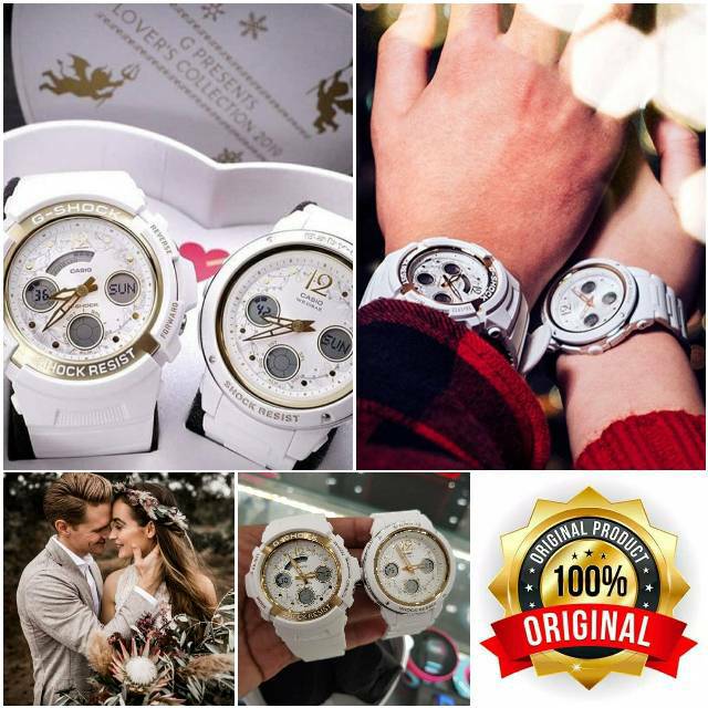 Couple Watch Casio G-Shock LOV-19A-7A Couple/Sepasang Original Garansi Resmi
