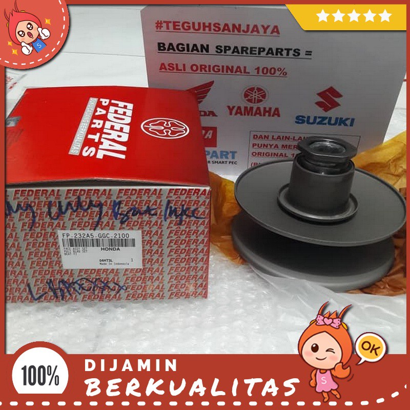 Pulley Belakang Set Honda Beat Fi Spacy Fi Honda Scoopy Fi Honda Vario 110 Fi Sparepart Motor Murah