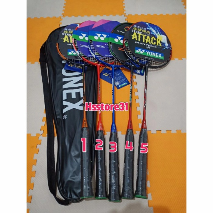 RAKET BADMINTON YONEX IMPORT + TAS CAMPURAN ALUMINIUM CARBON