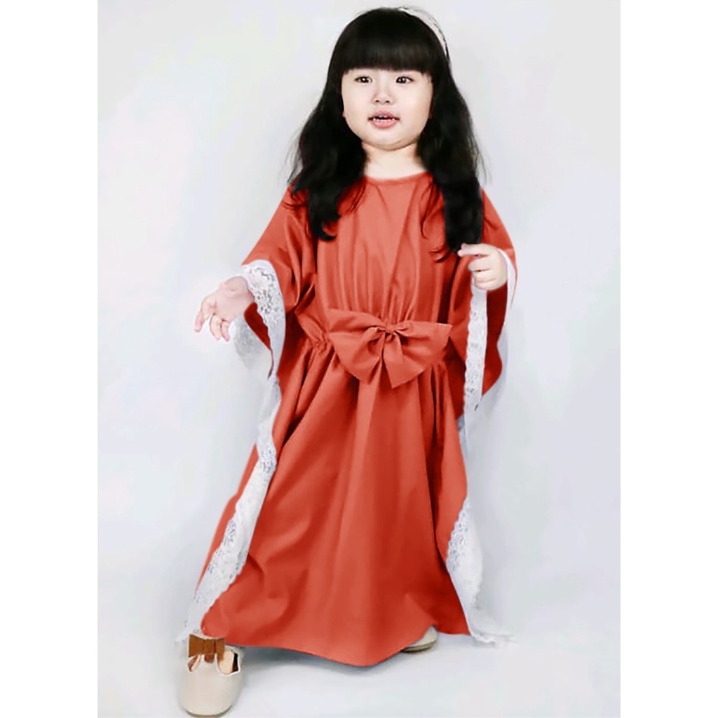 FenishaStore Baju Kaftan Anak ANDREA Kid’s Usia 3-5 Tahun Kaftan Kekinian Viral Bisa Bayar Ditempat COD