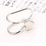 Anting aksesoris fashion berlian berbentuk temperamen mutiara jepit kreatif Korea earrings anting wanita fashion-#2